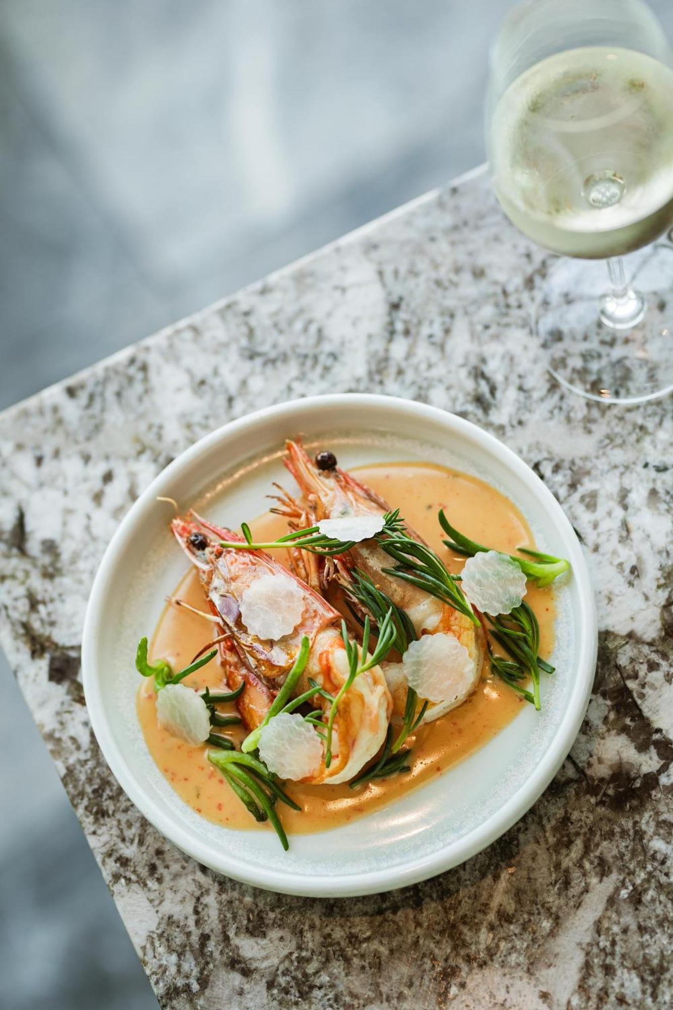 Crystalbrook Kingsley Hotel Newcastle Eksteriør billede Shrimp and tarragon